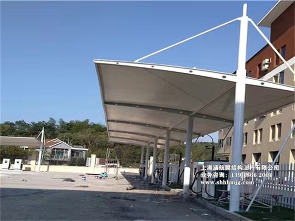 充电桩站遮阳篷雨棚 (26)
