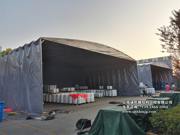 推拉篷活动雨棚 (39)