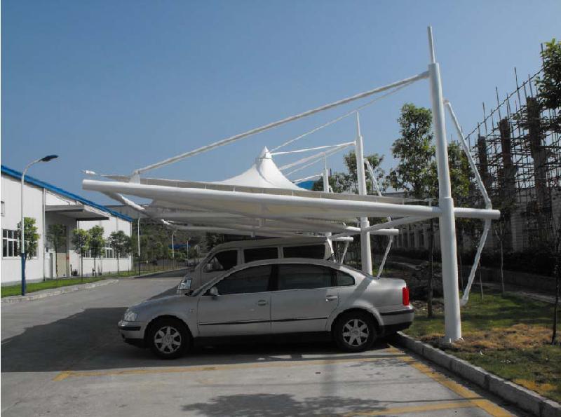 膜结构停车棚冒顶式 (4)