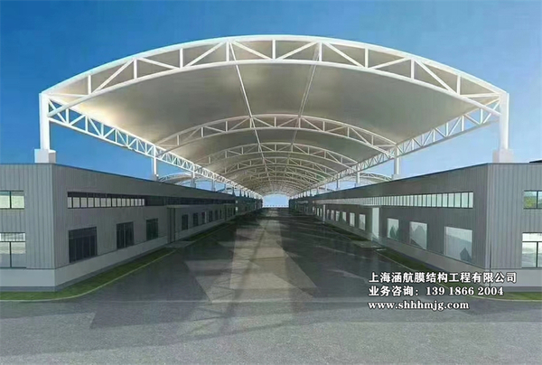 墙面固定膜结构棚 (23)